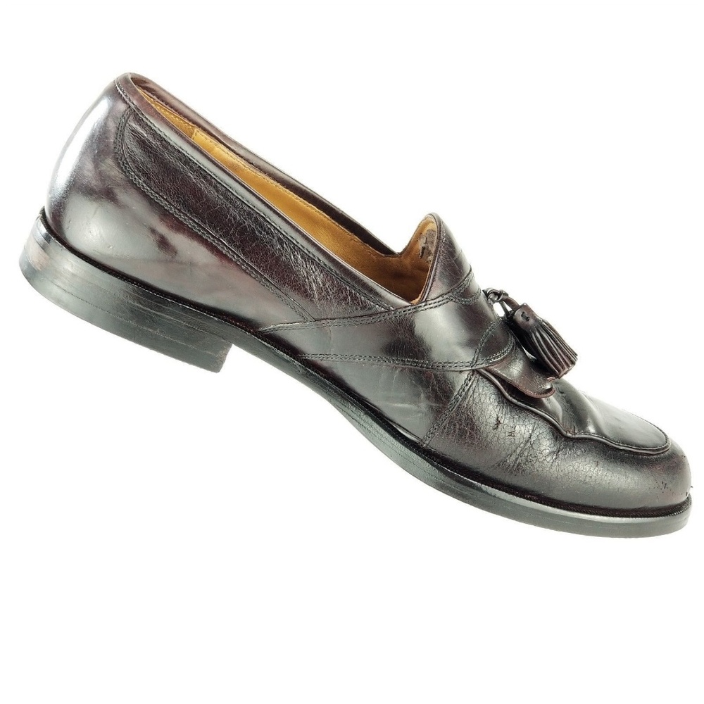 Johnston & Murphy Shoes Kilt Tassel Loafers Sz 9.5 - Picture 4 of 8